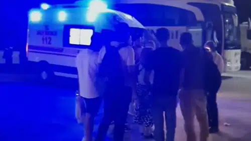 Otobüs şoförleri birbirine girdi: 1 yaralı