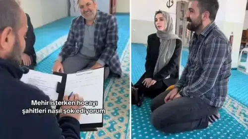Gelinin mehir talebi imamı da şaşırttı: Damat sen ne diyorsun bu işe?
