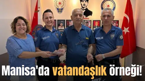 Manisa'da vatandaşlık örneği!