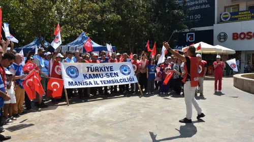 TÜRKİYE KAMU SEN İŞ BIRAKTI