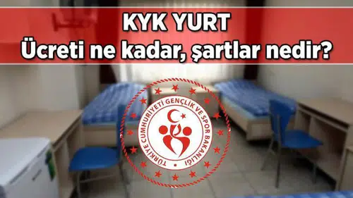 Kredi ve Yurtlar Genel Müdürlüğü ❗ 1.2.3.4.5.6. Tip KYK yurt ücreti ne kadar? 2025-2026 KYK yurt başvuru tarihleri ne zaman, başvuru şartları nelerdir, başvuru nasıl yapılır?