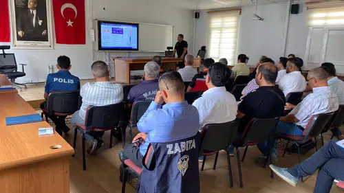 Manisa'da kurum çalışanlarına afet bilinci aşılandı