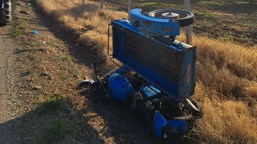 Manisa'da motosiklet kazası can aldı