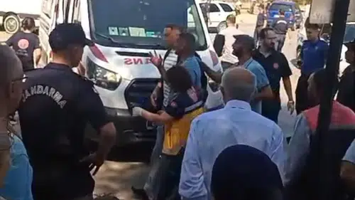 Kocası parkta dehşet saçtı!