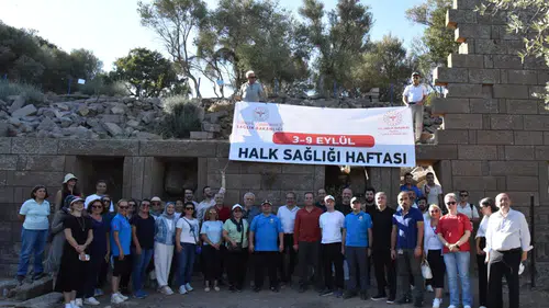 Aigai, 'Sağlıklı hayat' yürüyüşüne ev sahipliği yaptı