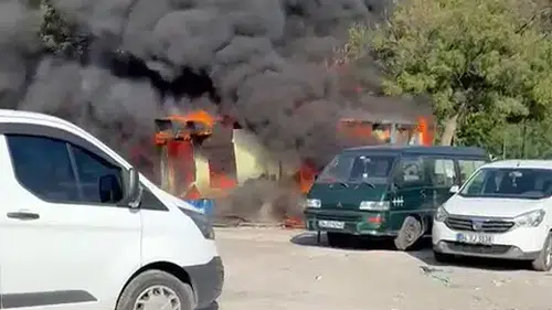 Tüp bomba gibi patladı: Çay ocağı kullanılamaz hale geldi