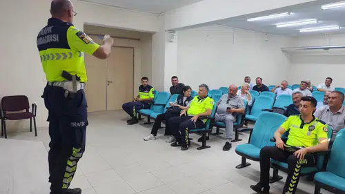 Taşımalı eğitim şoförlerine "Kurallara uyun" mesajı