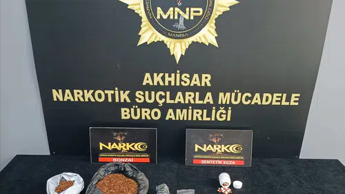 Manisa'da uyuşturucu operasyonunda 3 kişi tutuklandı