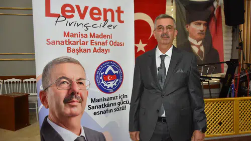 Madeni Sanatkârlar Odası’nda Levent Pirinçciler adaylığını açıkladı
