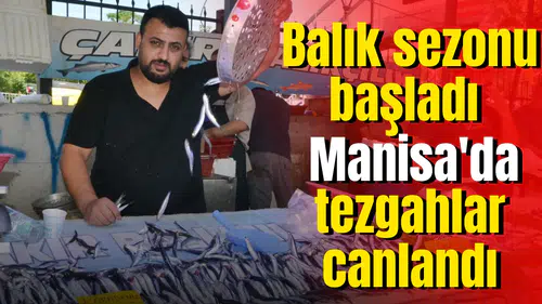 Balık sezonu başladı Manisa'da tezgahlar canlandı