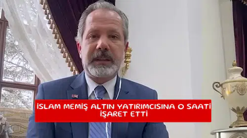 İslam Memiş altın yatırımcısına o saati işaret etti