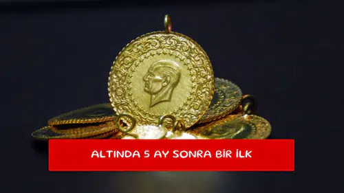 Altında 5 ay sonra bir ilk