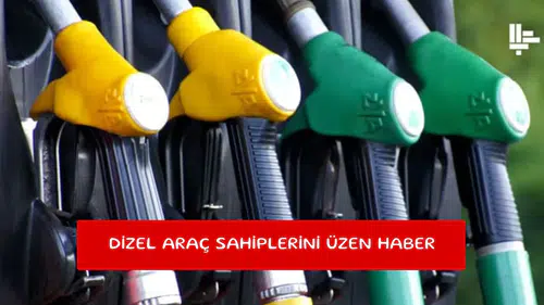 Dizel araç sahiplerini üzen haber