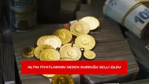 Altın fiyatlarının neden durduğu belli oldu
