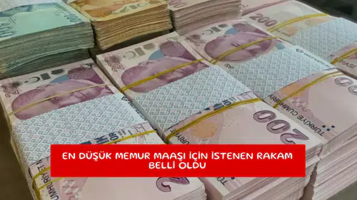 En düşük memur maaşı için istenen rakam belli oldu