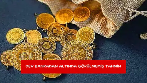 Dev bankadan altında görülmemiş tahmin