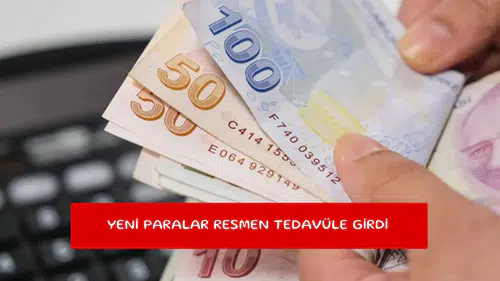 Yeni paralar resmen tedavüle girdi