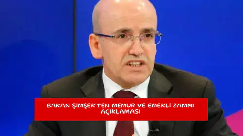 Bakan Şimşek'ten memur ve emekli zammı açıklaması