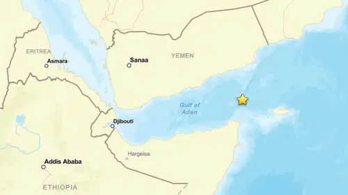 Yemen Kilmia yakınlarında 5.2 büyüklüğünde deprem