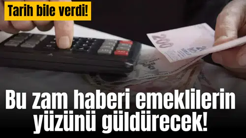 Bu haber emeklilerin yüzünü güldürecek!