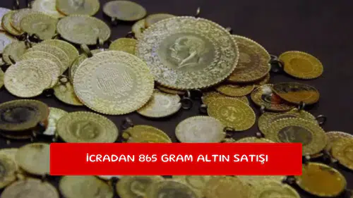 İcradan 865 gram altın satışı