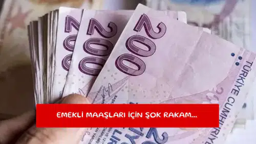 Emekli maaşları için şok rakam...