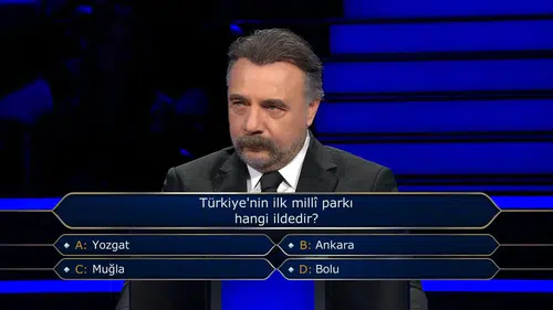 Kim Milyoner Olmak İster 100 Bin TL'lik Soru: Türkiye'nin İlk Milli Parkı Nerededir?