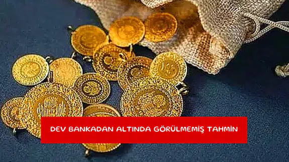 Dev bankadan altında görülmemiş tahmin