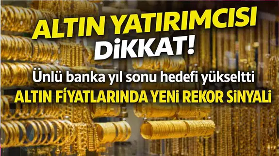 Altın fiyatlarında yeni rekor sinyali: Deutsche Bank yıl sonu hedefi yükseltti