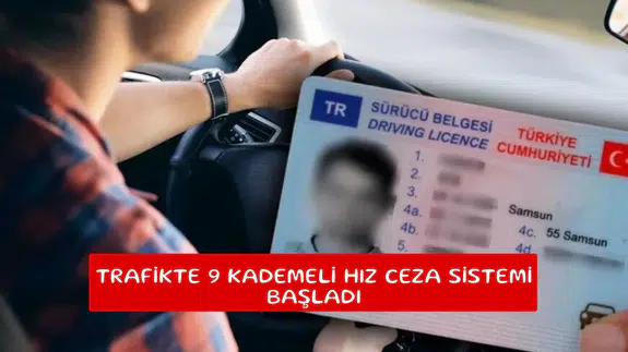 Trafikte 9 kademeli hız ceza sistemi başladı