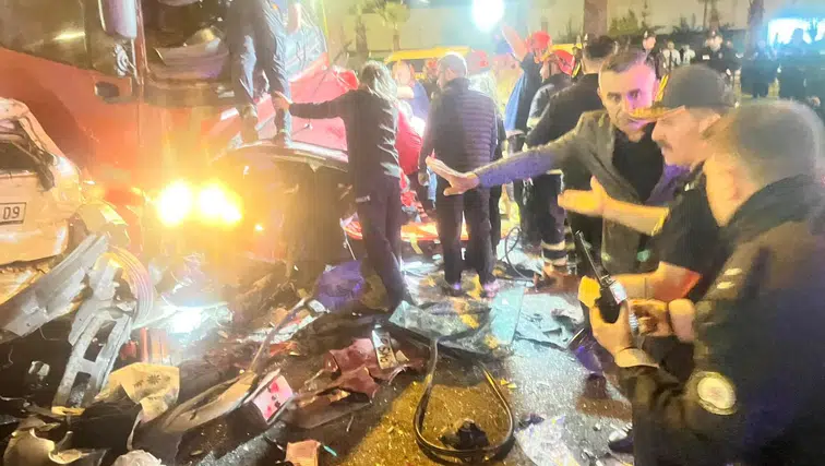 Giresun'da katliam gibi kaza