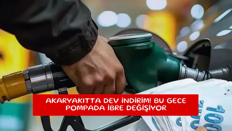 Akaryakıtta dev indirim! Bu gece pompada ibre değişiyor