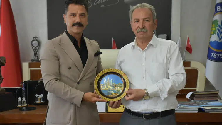 Azerbaycan Derneğinden Başkan Nurlu'ya ziyaret