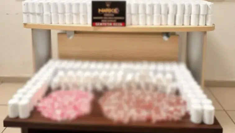 Turgutlu’da 56 bin 336 sentetik hap ele geçirildi