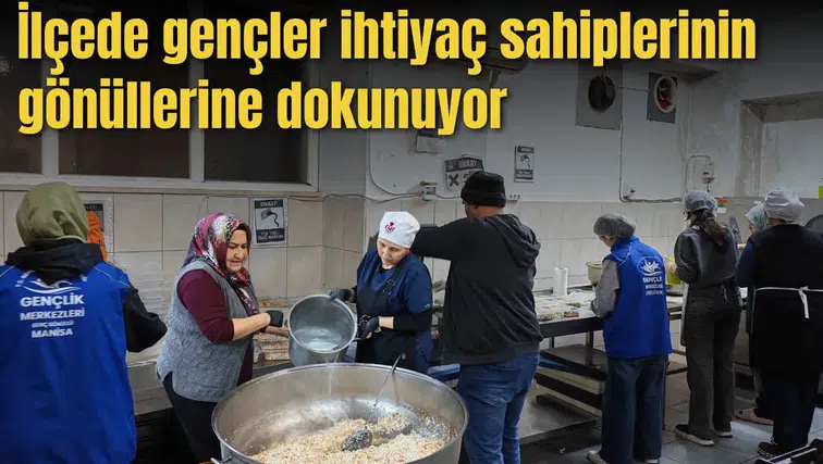 İlçede gençler ihtiyaç sahiplerinin gönüllerine dokunuyor