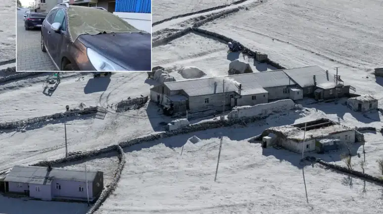 3 ilimiz resmen dondu! Termometreler eksi 7'yi gösterdi