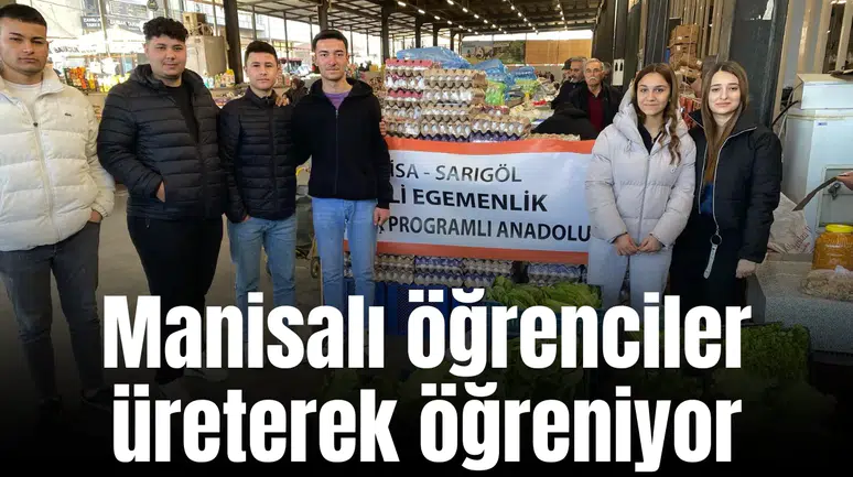Manisalı öğrenciler üreterek öğreniyor