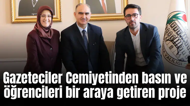 Manisa Gazeteciler Cemiyetinden yerel basın ve öğrencileri bir araya getiren proje