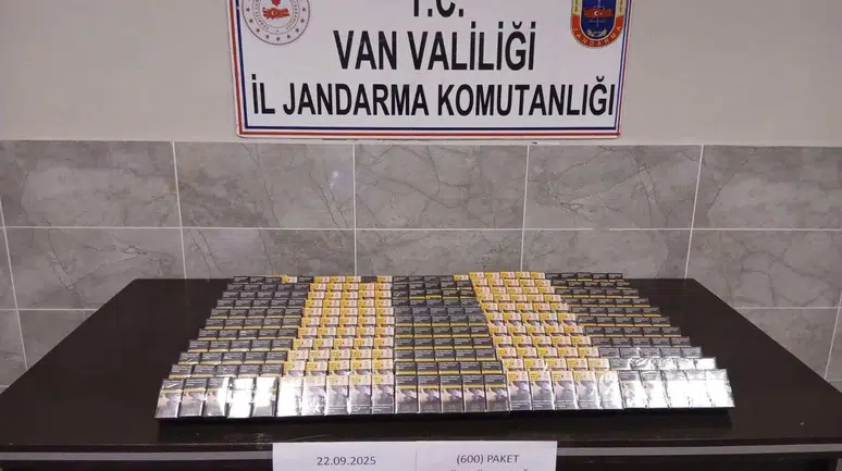 130 parça kaçak sigara ele geçirildi