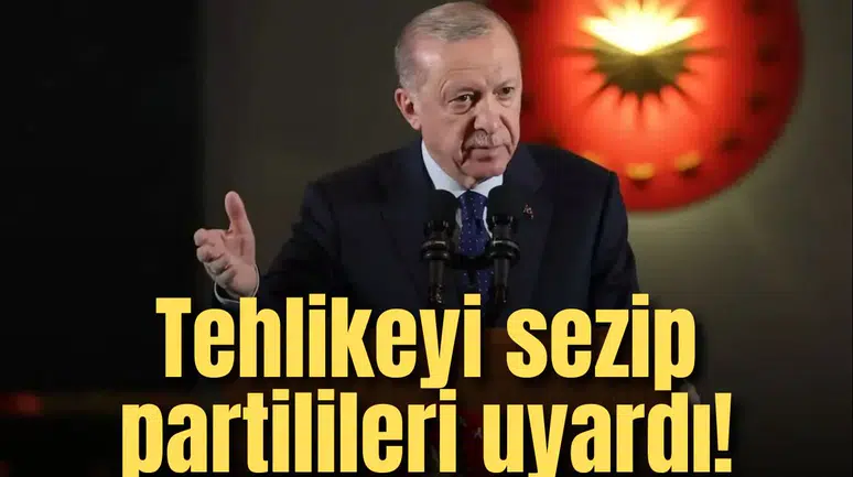 Tehlikeyi sezip partilileri uyardı!