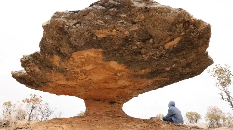 Bu kaya buzul çağından kalma