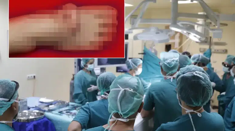 Eşi benzeri olmayan olay! Kulağını 5 ay ayağında taşıdı