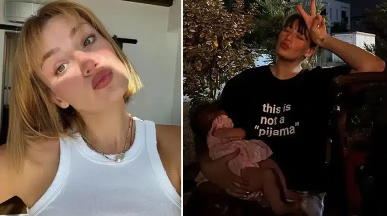 Gizem Karaca ne anneliğiyle mest etti