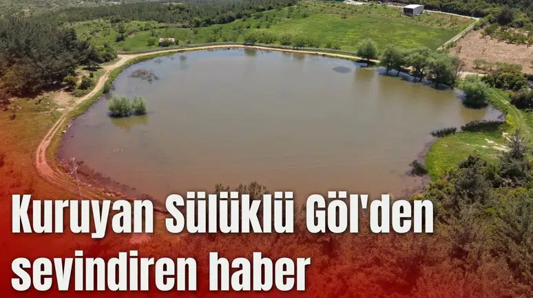 Kuruyan Sülüklü Göl'den sevindiren haber