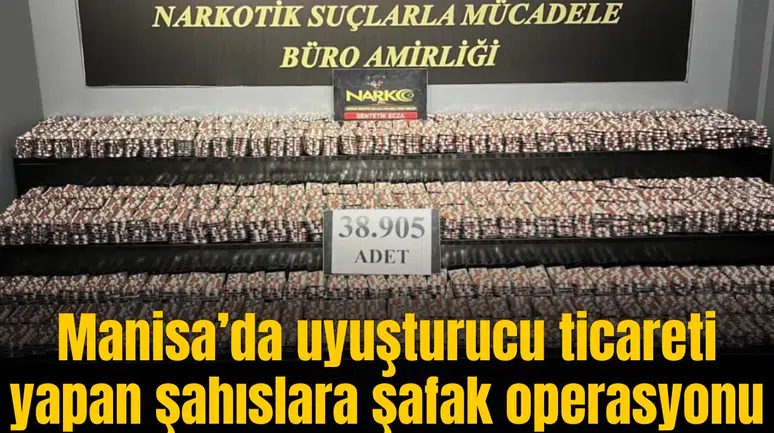 Manisa'da uyuşturucu operasyonu: 2 tutuklama