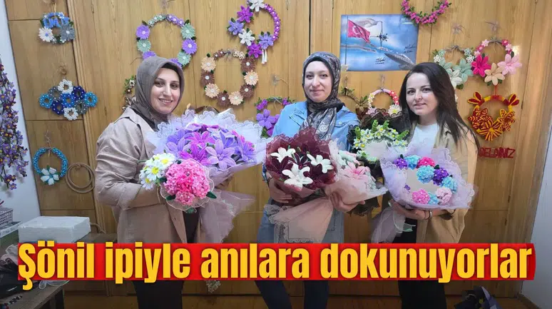 Şönil ipiyle anılara dokunuyorlar