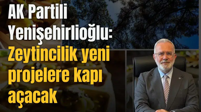 Yenişehirlioğlu: Zeytincilik yeni projelere kapı açacak