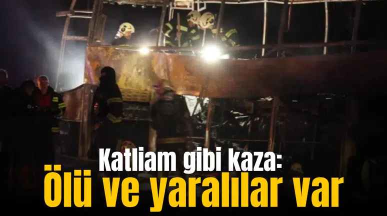 Katliam gibi kaza: Ölü ve yaralılar var