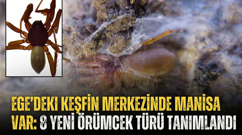 Ege’deki keşfin merkezinde Manisa var: 8 yeni örümcek türü tanımlandı