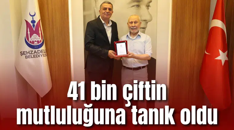 MANİSA’DA 41 BİN ÇİFTİN NİKAHINI KIYAN NURETTİN BAŞKURT EMEKLİYE AYRILDI